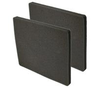 vhbw 2x Filtro compatible con Electrolux ZAM6103BRA (910286691) aspiradora - Filtro de aire de salida (filtro de esponja), negro