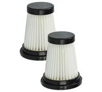 vhbw 2x Filtro compatible con Genius Invictus One DC, 1, 2 aspiradora - Filtro de suciedad, unidad de filtrado
