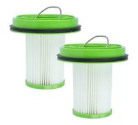 vhbw 2x Filtro compatible con Greenworks GD24SVK4S aspiradora - filtro Hepa verde blanco