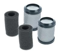 vhbw 2x Filtro compatible con Hoover HF122MPA011, HF122GPT011, HF122GH001, HF122EN011, HF122GPT aspiradora - Filtro de aire de salida, gris
