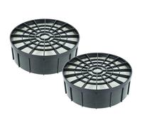 vhbw 2x Filtro compatible con Kärcher T 11/1 Classic Re!Plast aspiradora - filtro Hepa negro