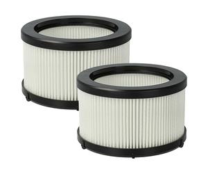 vhbw 2x Filtro compatible con Rowenta X-Force Flex 9.60 RH2078WO | RH2079WO, RH20C0WO, RH20C2WO aspiradora - filtro motor HEPA negro blanco