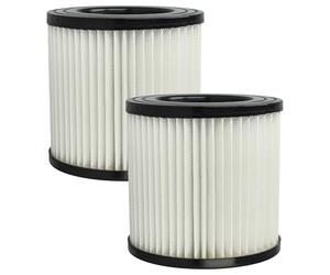 vhbw 2x Filtro compatible con Stanley SXVC20XTE aspiradora - filtro Hepa blanco