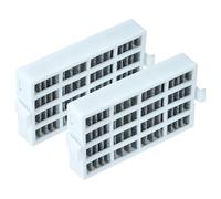 vhbw 2x filtro compatible con Whirlpool WSX5172KMS F090387, WSX5172MS F090386, WSX1101KN F100444 nevera - Filtro higiénico