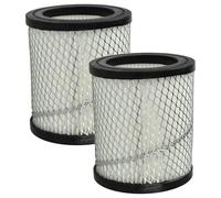 vhbw 2x Filtro compatible con Worgrip 47185 aspirador de ceniza - Filtro HEPA