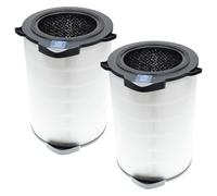 vhbw 2x filtro de aire compatible con AEG AX9, AX91-604DG, AX91-604GY | para AX9 600 CADR purificador - Filtro combi HEPA (H13) + carbón activo