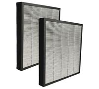vhbw 2x Filtro de aire compatible con Boneco H680 purificador, humidificador - Filtro combi HEPA (HEPA 13) + carbón activo