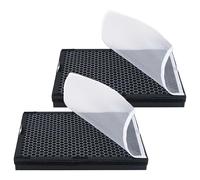 vhbw 2x filtro de aire compatible con Rowenta Pure Air Essential PU2530 purificador - Filtro combi carbón activo + Allergy+