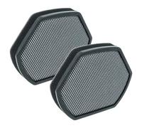 vhbw 2x Filtro de aspiradora compatible con Bosch BGS 2U330/11, 2UALL2/11, 2UCHAMP/11, 2UCO1GB/11, 2UECO/11 - Filtro de espuma negro