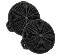 vhbw 2x filtro de carbón activado compatible con Apelson Helia 600 INOX, Apolo 600 INOX, Talia 900 INOX, Talia 600 INOX campanas cocina - 13,25 cm