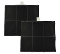 vhbw 2x filtro de carbón activado compatible con Balay 3BD873XP, 3BD891XP, 3BD892AP, 3BD892XP, 3BD893XP campanas cocina - 25,5 x 22,5 x 2,3 cm