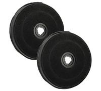 vhbw 2x filtro de carbón activado compatible con De Dietrich HW6624F11 - ECO E233, HW6624F12 - ECO E233, HW6625E11 - ECO E233 campana extractora