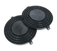 vhbw 2x filtro de carbón activado compatible con Ikea 103.045.86, 103.045.86HDL4160WHOTTEIK, 103.045.91HDLN1160SHOTTEIK campanas cocina - 25,5 cm