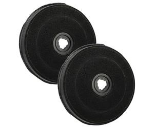 vhbw 2x filtro de carbón activado compatible con Indesit HI160 - ECO E233, HI160(WH) - ECO E233, HI160E - ECO E233 campana extractora