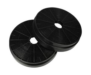 vhbw 2x filtro de carbón activado compatible con Klarstein Zarah, Royal Flush Eco, Zola, Zelda, Balzac, Aurica campanas cocina - 17,5 cm