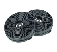 vhbw 2x filtro de carbón activado compatible con Klarstein Zarah, Zelda, Balzac, Aurica, Aurora Eco, Contempo, Contempo Neo campanas cocina - 13,3 cm