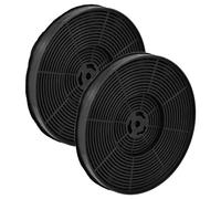 vhbw 2x filtro de carbón activado compatible con Respekta CH1259IX