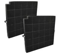 vhbw 2x filtro de carbón activado compatible con Whirlpool AMC981, AKR971, AKR971IX campanas cocina - 26,5 x 25,8 x 1,8 cm