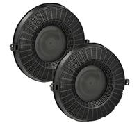 vhbw 2x filtro de carbón activado compatible con Whirlpool WSLK66ASX, WSLK66/1ASX campanas cocina