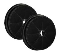 vhbw 2x filtro de carbón activado reemplaza Beko AS-AZKF030, 9174220018, 9199001580 para campanas cocina - 19 cm
