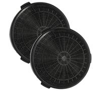 vhbw 2x filtro de carbón activado reemplaza Electrolux E251005 para campanas cocina - 18,85 cm