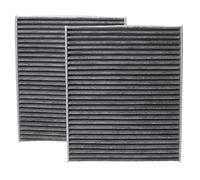 vhbw 2x Filtro habitáculo reemplaza Valeo 715690 para vehículos