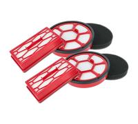 vhbw 2x filtro Hepa, 2x filtro protector motor compatible con Dirt Devil Infinity Rebel 52, 54, DD5501, DD5254, 50, DD5254-01, DD5500 aspiradora