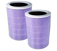 vhbw 2x Filtro HEPA compatible con Xiaomi Mi Air Purifier 2C purificador aire - Filtro de repuesto con filtro carbón activado, antibacteriano
