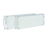 vhbw 2x filtro HEPA con marco compatible con Xiaomi Mi Robot Vacuum-Mop 2 Pro White (MJST1SHW) robot aspirador - Filtro de aire