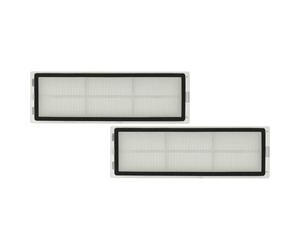 vhbw 2x filtro HEPA con marco compatible con Xiaomi Mi Robot Vacuum Mop 2 Ultra, STYTJ01ZHM robot aspirador - Filtro de aire, 15 x 5 x 1,4 cm
