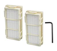 vhbw 2x Filtro HEPA reemplaza Dyson 965280-01 para secador de manos - H13, amarillo