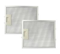 vhbw 2x Filtro metálico de grasa compatible con AEG 8390 D, 8490 D, 8391 D, 8091 D, 8290 D, 8190 D campana extractora - 27,7 x 23 x 0,9cm metal