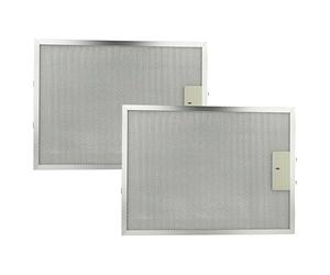 vhbw 2x Filtro metálico de grasa compatible con AEG/Electrolux DU 4161-M 94212255100 campana extractora - 38 x 28,3 x 0,9cm metal