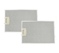 vhbw 2x Filtro metálico de grasa compatible con Bosch DKE965AAU/01, DKE965A/04, DKE965A/03, DKE965AGB/03, DKE965AGB/01 campana extractora metal