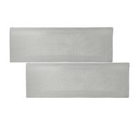 vhbw 2x Filtro metálico de grasa compatible con Electrolux EFP 636 G, 636 K/SK, 636 K, 636 X, 636 SP campana extractora - 43,5 x 14,8 x 0,5 cm metal