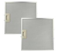 vhbw 2x Filtro metálico de grasa compatible con Elica CIRCUSIXA 60 208262704402 campana extractora - 32 x 32 x 0,85cm metal