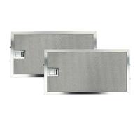 vhbw 2x Filtro metálico de grasa compatible con Miele DA 101, DA 101 EXT, DA 191, DA 191 EXT, DA 199, DA 199-2, DA 209 campana extractora metal