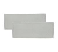 vhbw 2x Filtro metálico de grasa compatible con Whirlpool AKR 443GY, AKR 443, AKR 465IX, AKR 465 campana extractora - 36,8 x 14,7 x 0,45 cm metal