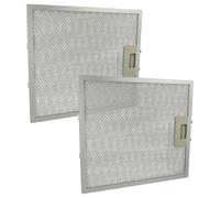 vhbw 2x Filtro metálico de grasa reemplaza AEG 50288851004 para campana extractora - 30,6 x 27,8 x 0,85 cm metal