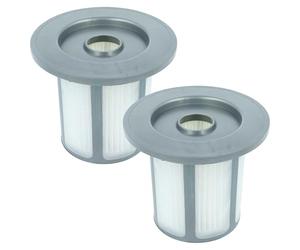 vhbw 2x Filtro plisado compatible con Bosch BBS61PET203, BBS611PCK08, BBS611PHCN01, BBS61PET201, BBS61PET202 aspiradora - gris blanco