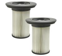 vhbw 2x Filtro plisado compatible con Bosch BBS8214PET/01, BBS8214WCN/01, BBS8214RCN/01, BCS1000/03, BCS1000/02 aspiradora - gris