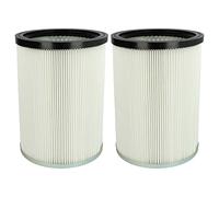 vhbw 2x Filtro plisado compatible con Kärcher NT 70/2 Me Classic *AR, NT 70/2 Me Classic (220V)*BR aspiradora - blanco