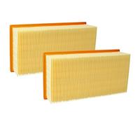 vhbw 2x Filtro plisado plano L - M compatible con Festool CTL SYS aspiradora - Elemento filtrante