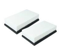 vhbw 2x Filtro plisado plano L - M compatible con Kärcher KM 70/30 C Bp Adv | para KM 70/30 C Bp aspiradora, seco y húmedo - Elemento filtrante