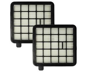 vhbw 2x Filtro reemplaza Beko 9178011268 para aspiradora - filtro Hepa Negro Blanco