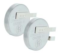 vhbw 2X Li-Ion Batería de botón de Repuesto reemplaza Maxell CR2050HR 350 mAh 3 V Compatible para lámparas solares, etc.