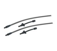 vhbw 2x Manguera para leche (set) compatible con Siemens TI955F09DE/10, TI9555X9DE/20 cafetera - 2x adaptador para leche, 2x manguera para leche