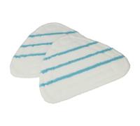 vhbw 2x Paño limpieza compatible con Vileda limpiador a vapor - blanco/azul, específico dispositivo