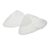 vhbw 2X paño Limpieza Compatible con Vileda Steam Limpiador a Vapor, mopa a Vapor - Microfibra, Blanco