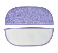 vhbw 2x paño reemplaza iClebo YCR025 para robots fregasuelos - almohadilla microfibra, 2,5 x 9,5 x 1 cm